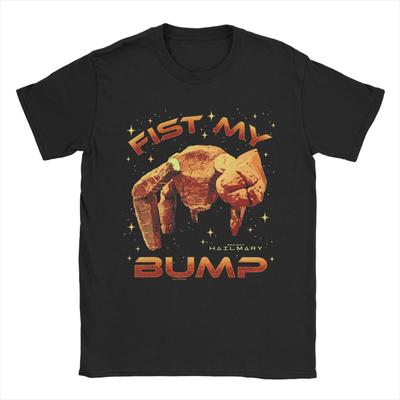 Proyecto Hail Mary Puño Mi Golpe Rocoso El Alienígena Póster Camiseta Verano Ropa Urbana Camisetas Algodón Harajuku Camiseta Manga Corta