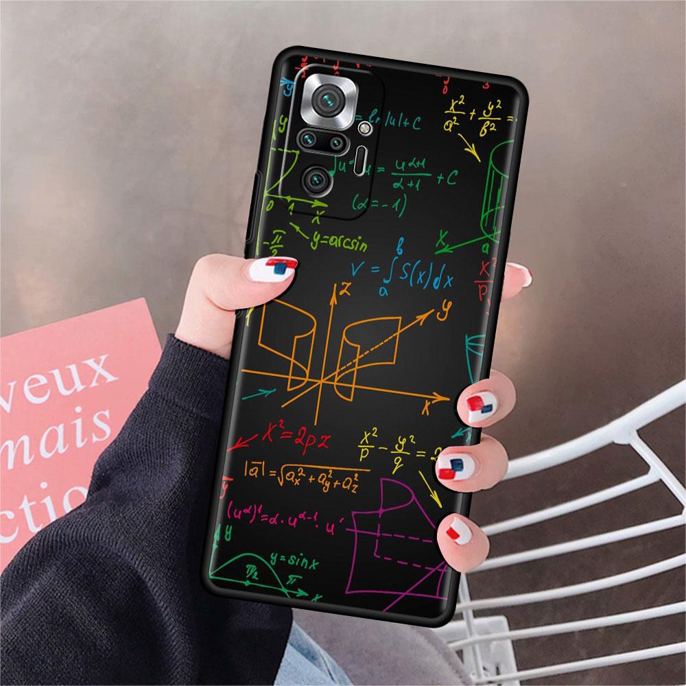 

Чехол для Xiaomi Redmi Note 10 9 11 Pro Мягкий чехол для телефона 10S 9S K40 8 9A 9C 9T 7 10C 8T Силиконовый чехол Любовь Химия Математика Redmi Note 7