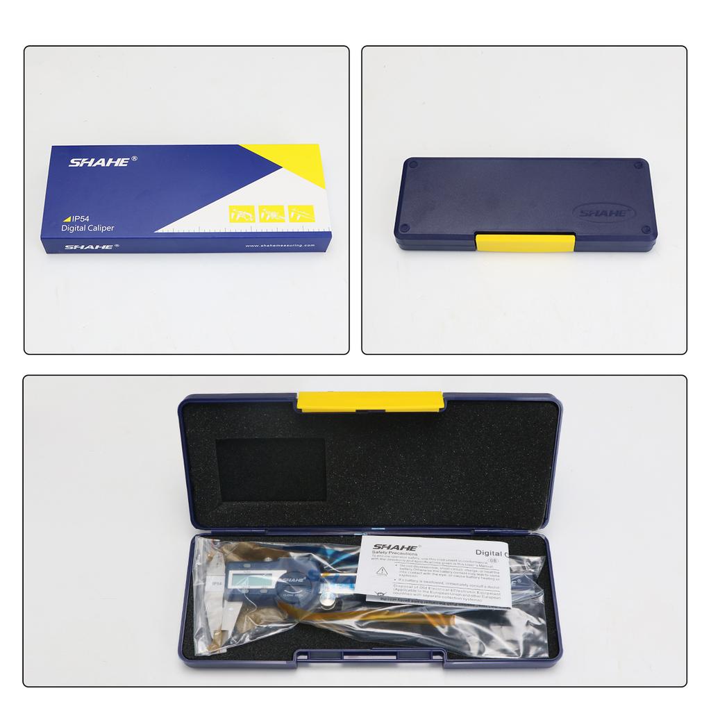 SHAHE Hardened Stainless Steel 100/150/200/300 mm Digital Caliper Electronic Vernier Micrometer Measuring Tools