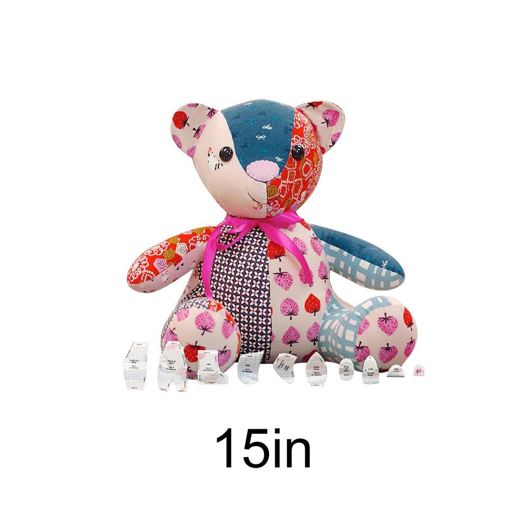 Memory Bears Sewing Template For Beginner Patchwork Ruler DIY Child Toys Acrylic Template Animal Stuffed
