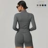 Women's Quick-Dry Stand Collar Long Sleeve Yoga Jacket