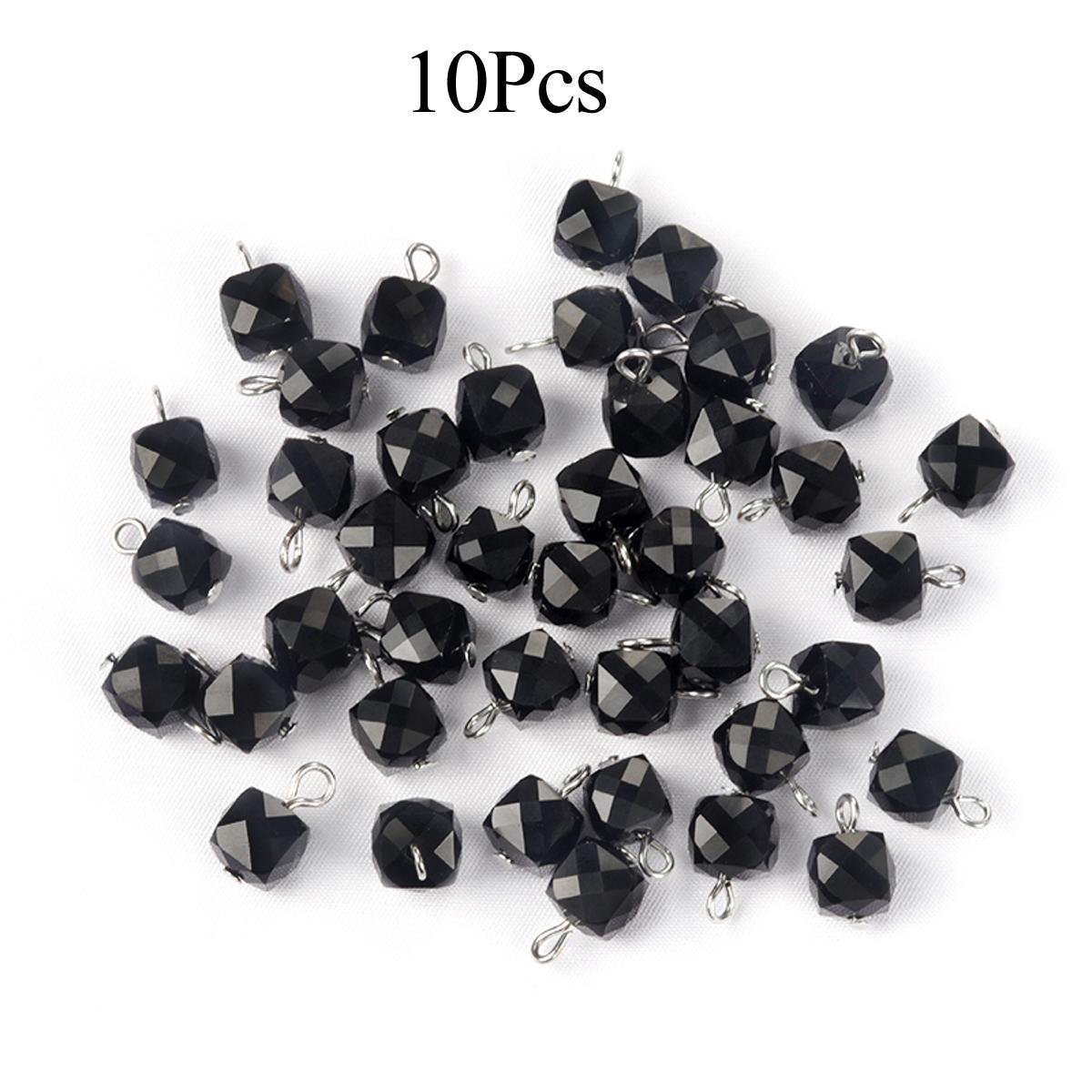 

1 шт/10 шт маленький граненый натуральный камень кулон ручной работы квадратный кристалл кварц лазурит аметист аквамарин подвески для самостоятельного изготовления ювелирных изделий 9 мм 9mm-10Pcs