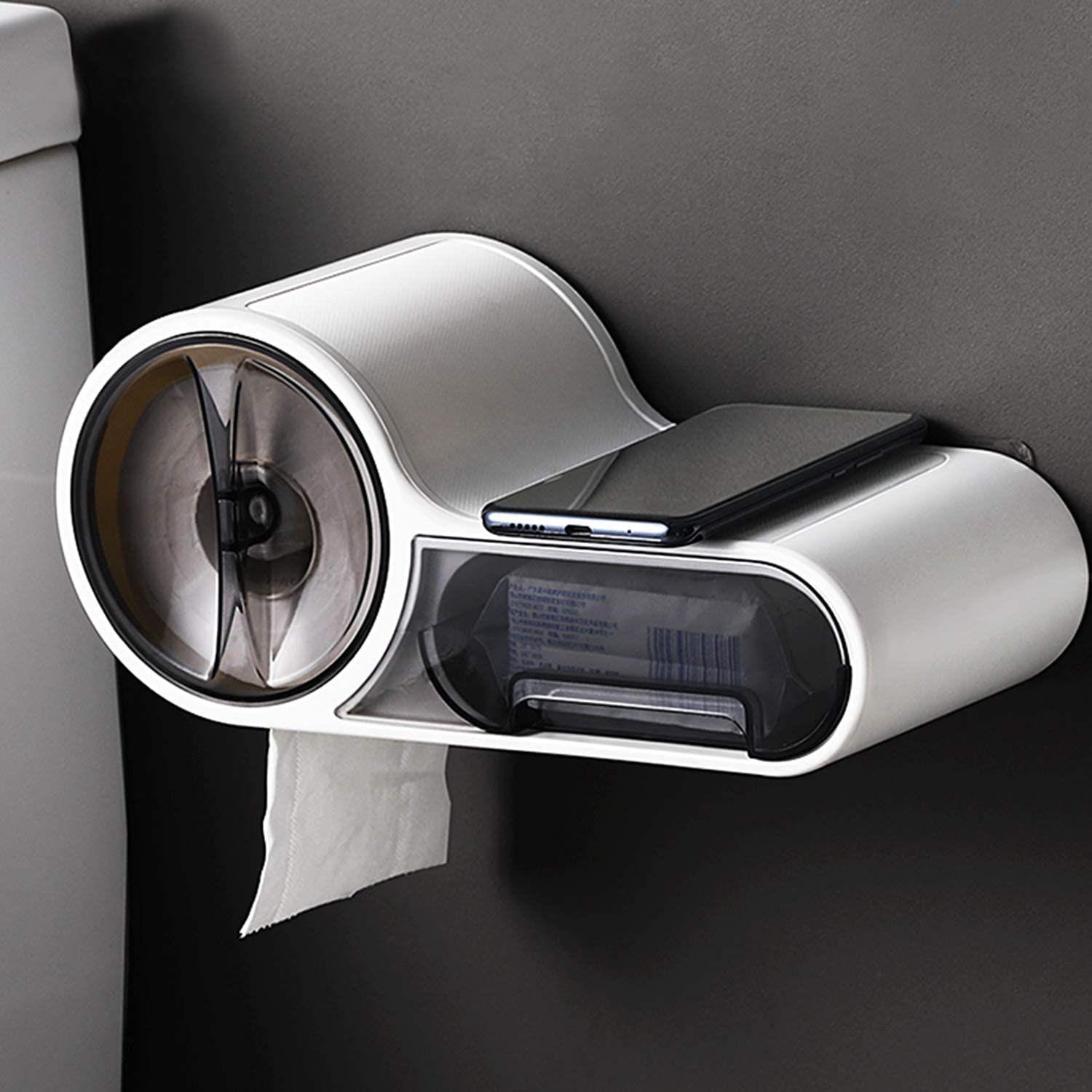 

Серія чарівних наклейок Пластиковий самоклеючий водонепроникний тримач для туалетного паперу