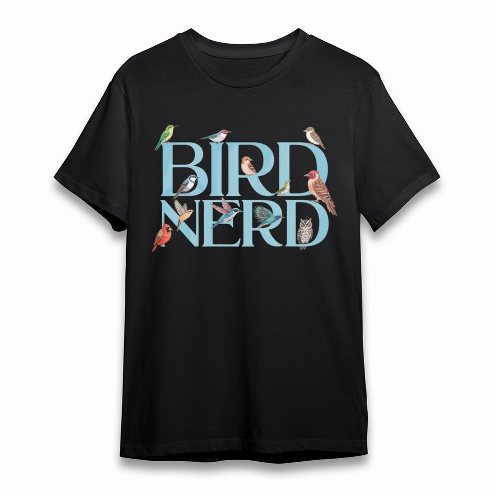 Women's Plus Size Fashion Breathable Classic T-Shirt Bird Nerd Bird Graphic Tee