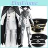 V3 Danganronpa Kokichi Magi Wang Costume Cosplay Presidente Zentai Set Completo Uniformi Sciarpa Mantello Anime Danga Vestiti Figura Halloween