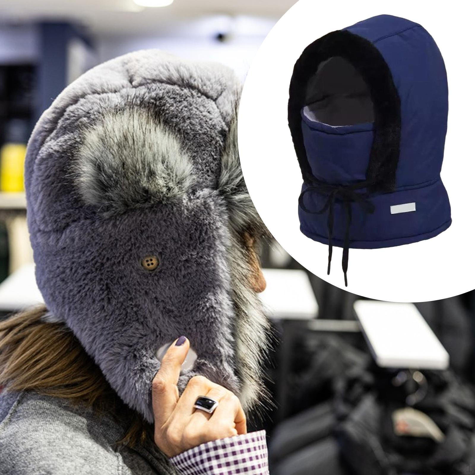 

Зимняя теплая шапка, для улицы в холодную погоду, для кемпинга, велоспорта, мотоцикла Deep Blue