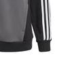 Adidas Essentials Tiberio Five Size 140 Kids' 3-Stripes Hoodie, Unisex, DTP54, Black/White/Grey (IJ8728),