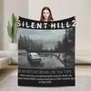 Silent Hill 2 Game Soft Warm Blanket  Camping Plush Throw Blanket Street Trend Outdoor Flannel Bedspread Sofa Bed Cover