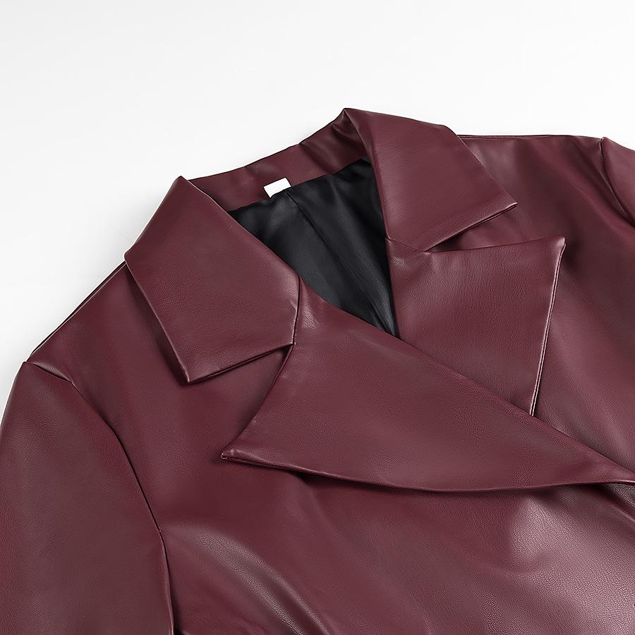 Spring 2025 Women's European & American Style Double-Breasted Jacket and Skirt Set