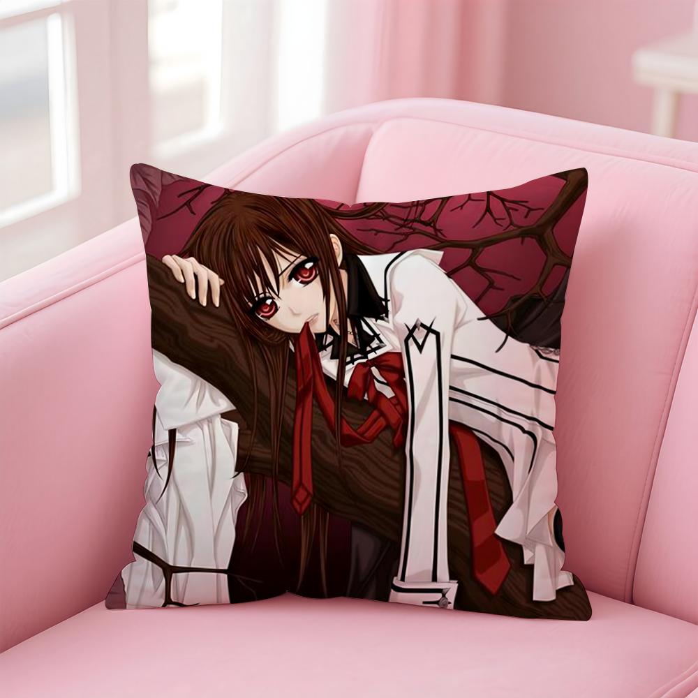 V-Vampire Knight Cushion Cover Comfortable Reversible Pillow Cover Ideal for Car Sofa Bedroom & Beyond