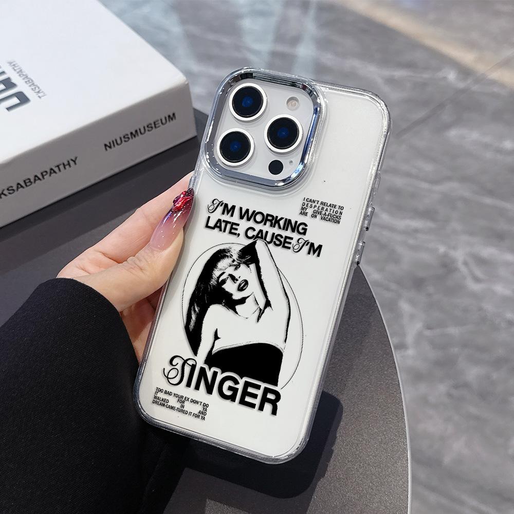 Singer S-Sabrina C-Carpenter Phone Case For iPhone 17 Air 16 E 15 14 13 12 11 Pro Max Plus SE 2020 2022 Soft Back Cover