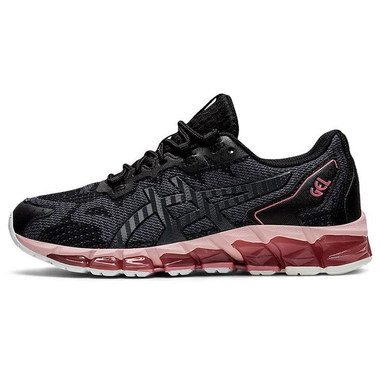 Asics Gel-Quantum 360 6 Comfortable Durable Breathable Low-Top Running Shoes Women sneaker Black Red 1202A038-001