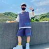 Boys' Summer Set, Children's Fashion Short Sleeved Shorts, Sports Set