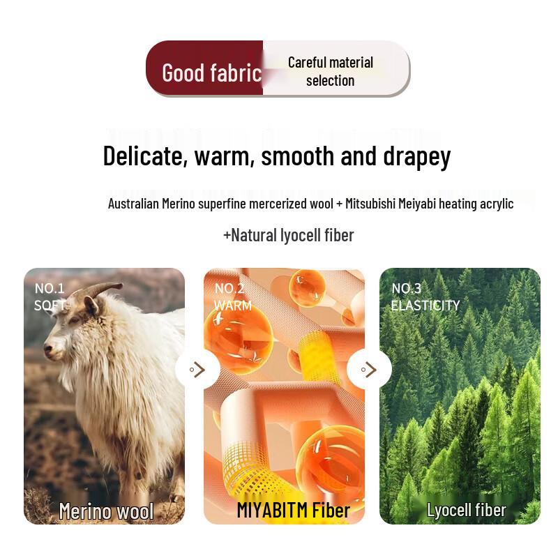 Pierre Cardin Women's Cloud Wool Edged Thermal Underwear Collection