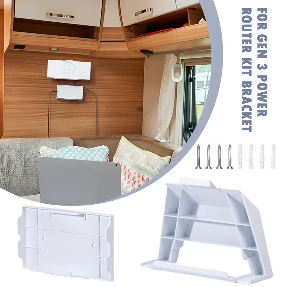 

Для маршрутизатора Starlink GEN 3 Power Router Set Bracket 2 In1 Защитное крепление для маршрутизатора Настенное стандартное крепление K Z2F2