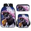 Godzilla vs. King Kong 2Godzillax Kongnoul Student Ghiozdan Geantă Etui Set din Trei Piese