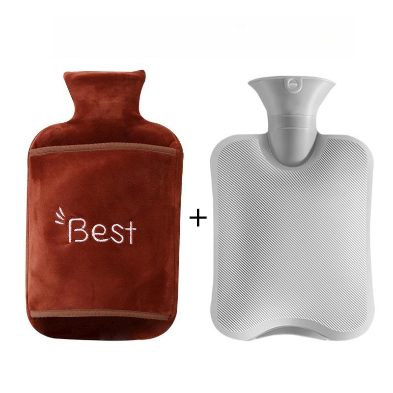 Hot Water Bottle Covers Cold-proof Warm Insulated Cover Hand Feet Warmer Explosion-Proof Water Bottles Hot Water Women's Menstrual Warm Abdominal Bag