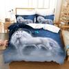 Comforter 3D Bedclothes For Rainbow Horse/Four Leaf Cloverstar Horse Zebra Animal Winter S Bedroom Set Home Textile