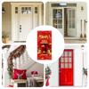 Year of The Horse 2026 Happy Chinese New Year Door Cover Decorations Banner Flag Welcome Hanging Backdrop Party decor