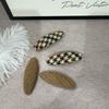 Colorful Houndstooth Hair Clips: Cute Autumn/Winter Style