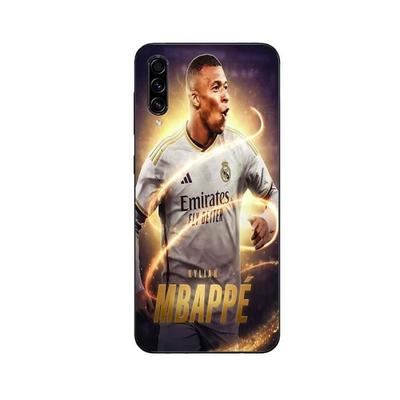 Coque Maniacase pourSamsung Galaxy A50 Kylian Mbappe Real Madrid Wallpaper