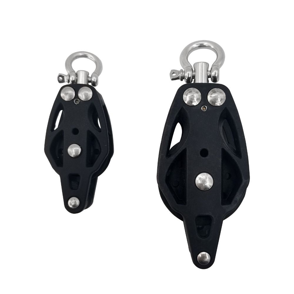 Nylon Stainless Steel Pulley Block Efficient Bearing Design Lifting Pulley  Gym Equipment