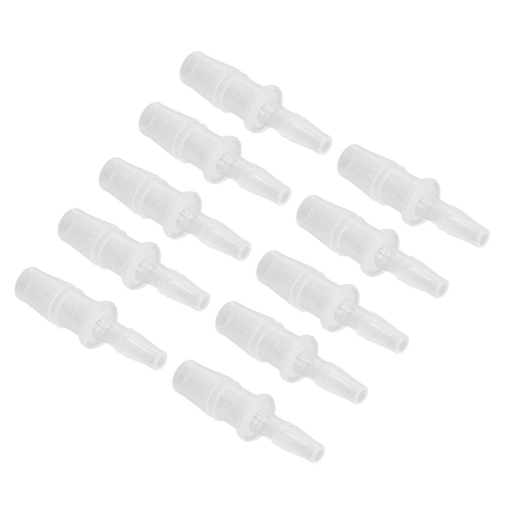 10Pcs Hose Barb Reducer Fitting PP Aquarium Air Pump Adapter for Silicone Tube Connection 4.87.9