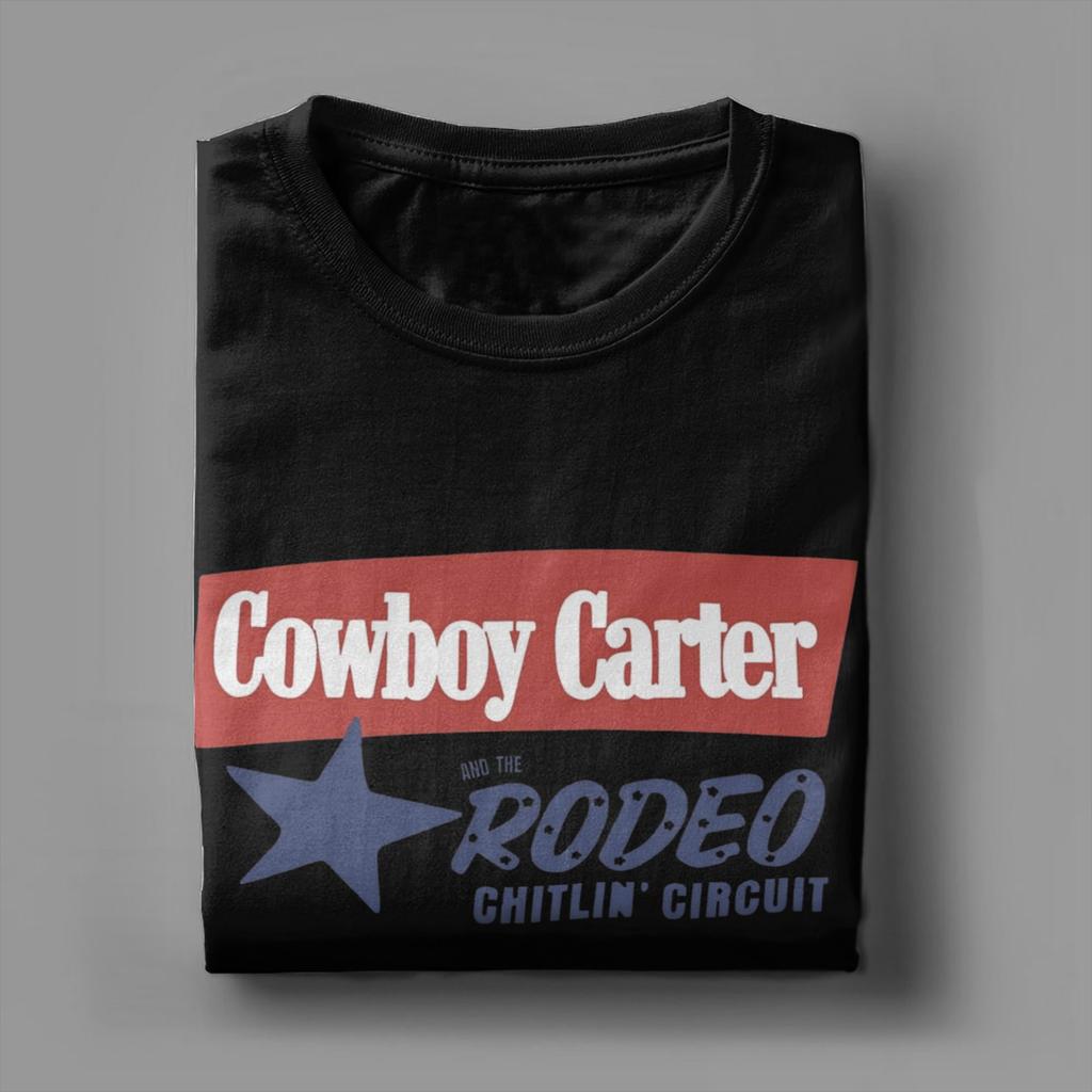 Beyoncé Cowboy Carter Rodeo T-Shirt Herren Baumwolle Mode für Männer T-Shirts Rundhals Kurzarm Sommerkleidung
