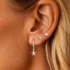 3Pcs/Set Bohemian Metal Starfish Shell Pendant Earrings Set for Women Fashion Gold Color Geometric Earring Beach Party Jewelry