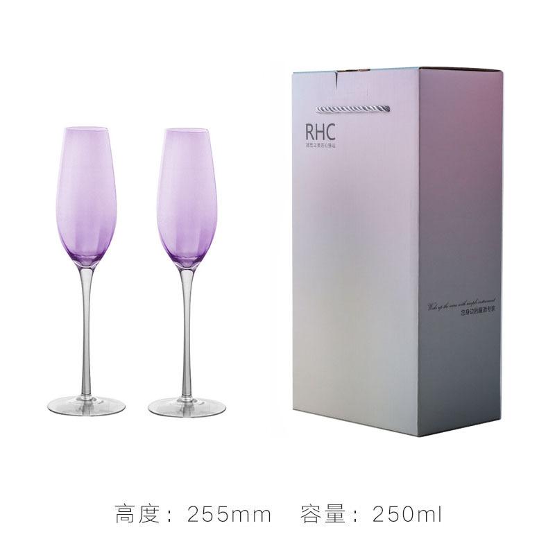 Purple Sparkling Stemless Handblown Glassware Hammered Glass Water Wine Drinkware Barware glasses