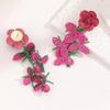 Exaggerated Flower Tassel Earrings Bead Long Tassel Earrings New Drop Earrings  Ear Jewelry