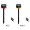 Solar Outdoor Animal Repeller with Flashing Light 1200mAh Beast Repeller 360-degree Induction Alarm 13 Sounds for Farms Orchards