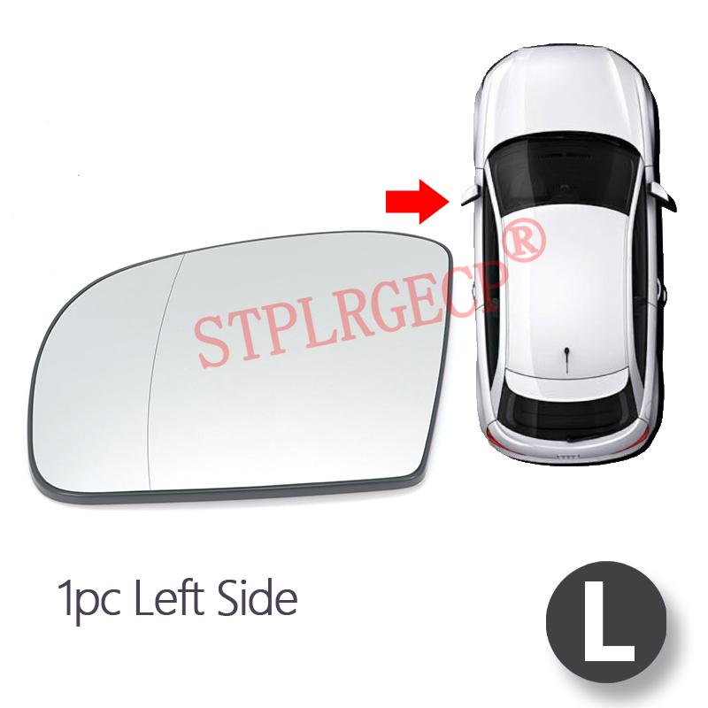 For Mercedes-Benz W164 X164 W251 2005-2010 Left Right Door Side Wing Mirror Glass Heated Clear Rear View Rearview Only LHD