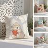 Cute Cat Mofusand Juno Pillow Case Anti-dustmite Pillowcase Invisible Zipper Silky Short Plush Sofa Cushion Cover