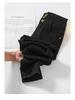 2026 Spring Black High-Waisted Stretchy Skinny Denim Pencil Pants for Women - Leg-Lengthening & Body-Shaping Cropped Design