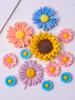 DIY 3D Daisy Flower Candle Silicone Mold Sunflower Handmade Soap Gypsum Ornament Molds Resin Clay Craft Casting Home Decor Gift