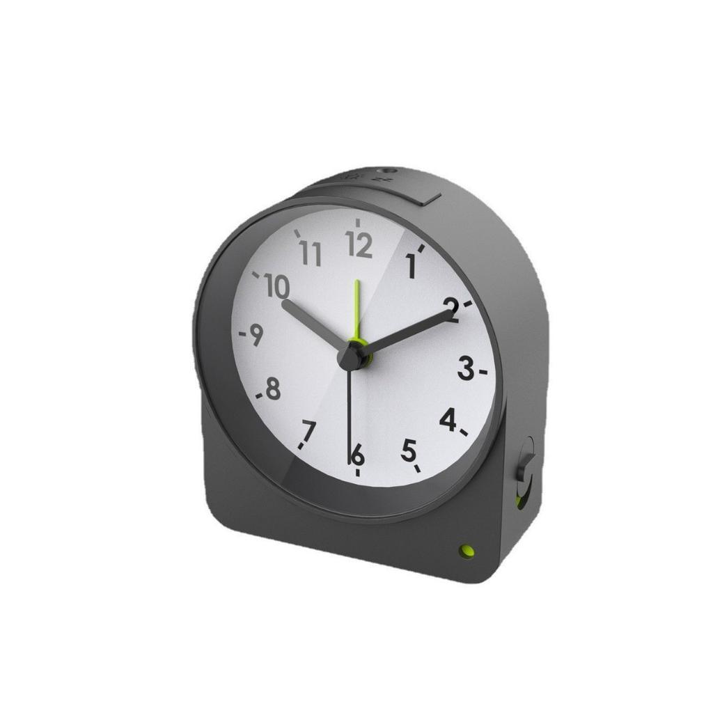 Quartz Alarm Clock Automatic Backlight Snooze Time Pointer Classic Round Table Desktop Simple Small Clock