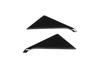 SecondStage Panels for Honda with Side Visors A-Pillar ZR-V (RZ Series) (Piano Black, H139BLK)