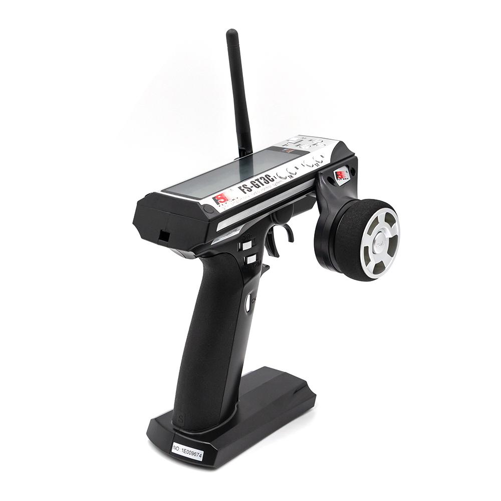 Flysky FS-GT3C 2,4 GHz 3CH dálkový ovladač LCD vysílač s přijímačem FS-GR3E pro RC autoloď