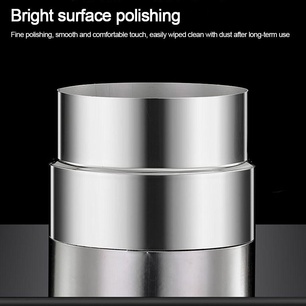 Stainless Steel Ventilation Pipe Fittings Multiple Sizes Ducting Connector