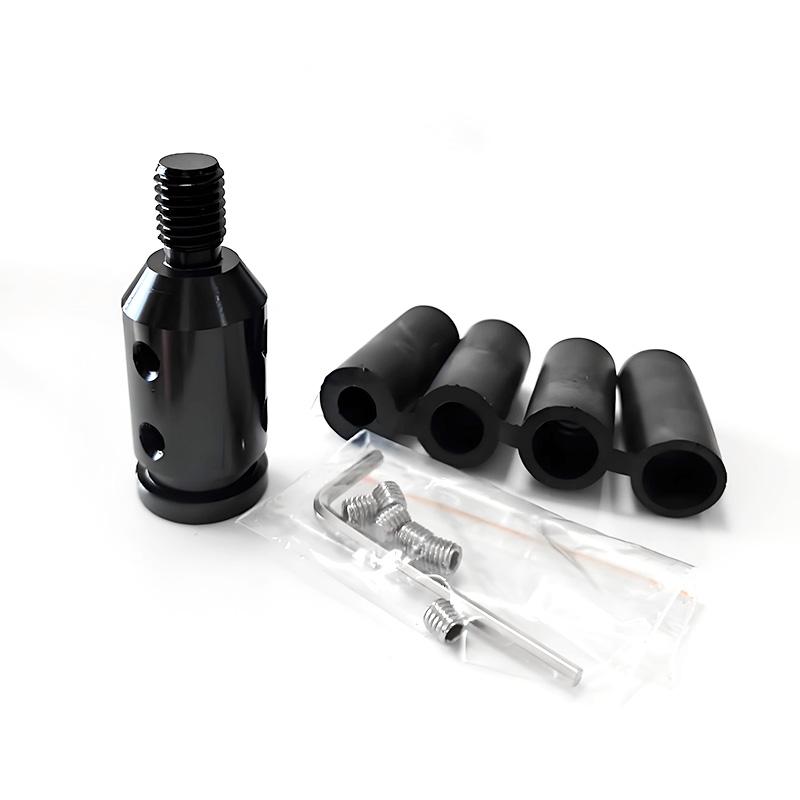 Universal Car Manual Gear Shift Knob Adapter For M18x1.5/M10x1.5/M12x1.25 Thread Aluminum Alloy for Car for Racing Game