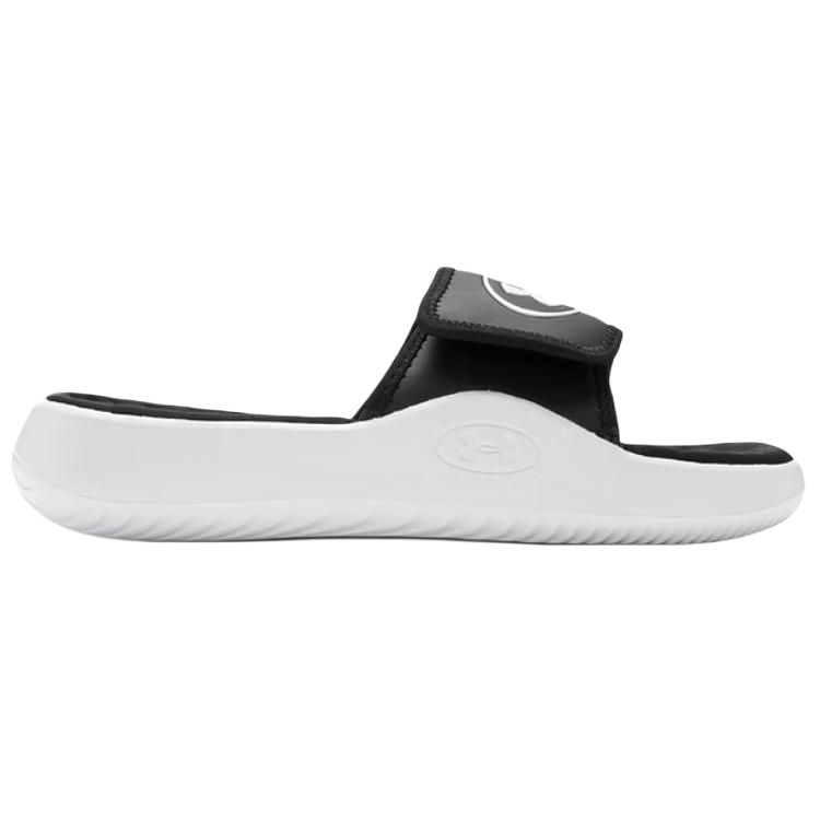 Under Armour Ignite Pro 8 Slide Slippers Women's Black White 6000033-002