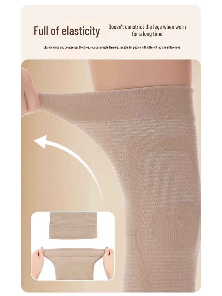 Winter Thin Non-Slip Knee Pads for Cold Protection and Joint Warmth