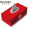 tissue box Clover Pattern Merry Christmas tissue box cover Christmas home decoration Creative napkin holder 2 Styles for choice