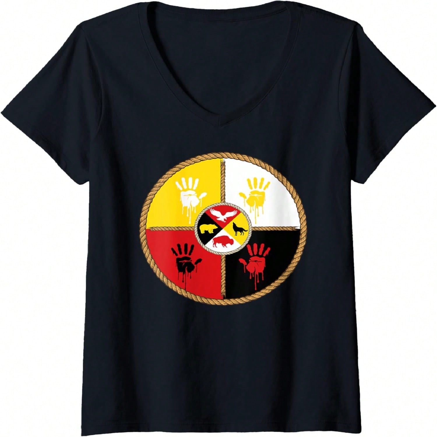 Wounisex Nacho Average Detective Funny Detective V-Neck T-Shirt S разноцветный