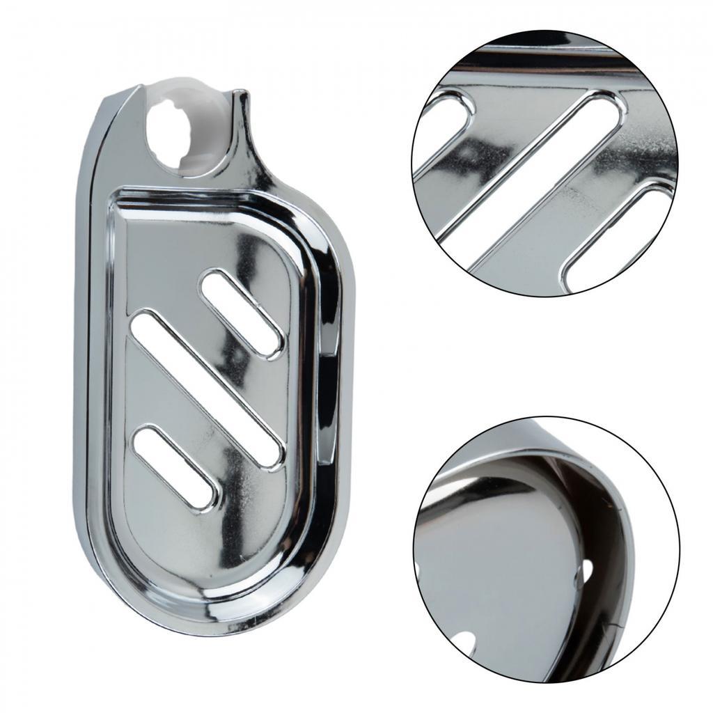 Wear-resistant Soap Dish 1pcs ABS Material Chrome-plated Clean