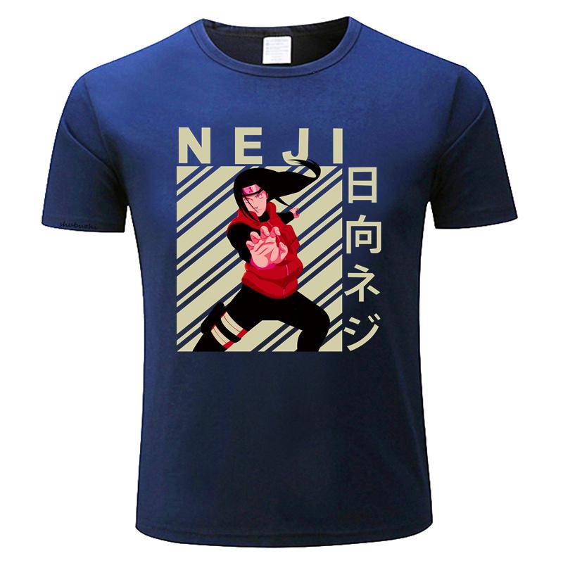 

Harajuku Neji t-shirt men Summer japanese anime funny print t-shirt boy crew neck with Black color Fashion 4XL