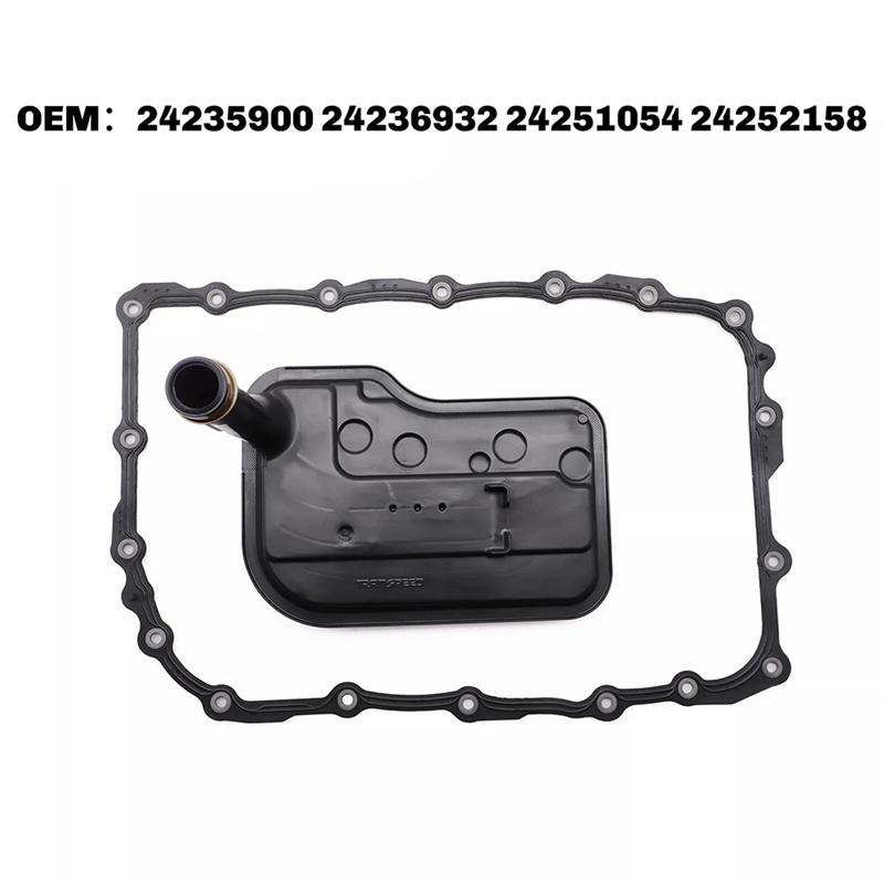 Highly Recommended 24235900 24236932 24251054 24252158 6L80 Transmission Oil Filter & Oil Pan Gasket For Cadillac Pont