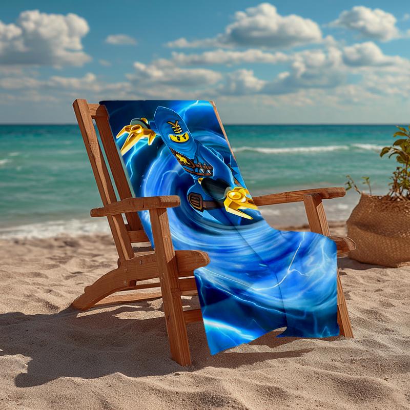 Ninja Fashion Beach Towel: Ideal for Summer Adventures Soft, absorbent and quick drying suitable for swimming and bathing