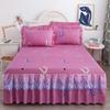 1pcs Korean Style Small Fresh Bed Skirt, Non Slip Bed Cover, Bed Sheet, Bed Cover, Mattress Protection Cover, Single Double Bed